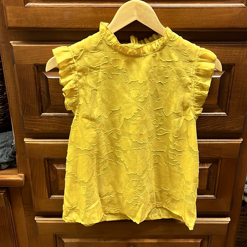 Yellow women's blouse